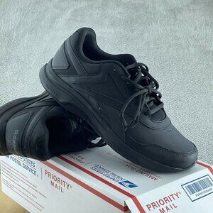 Reebok Men's Walk Ultra 7 DMX Max Shoe, Black/Grey/Royal, 9.5 S019